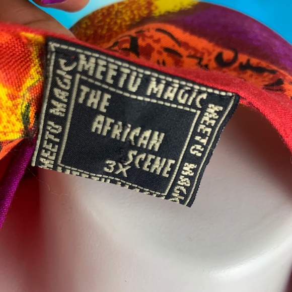 Meetu Magic African Scene Maxi Dress & Cardigan - Picture 14 of 14